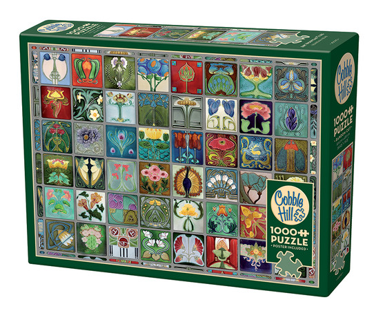 Art Nouveau Tiles, 1000 bitar