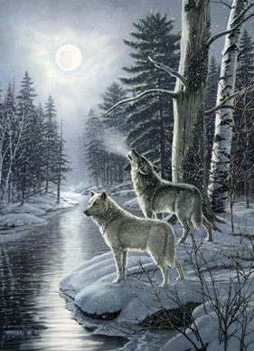 Wolves by Moonlight, 1000 bitar