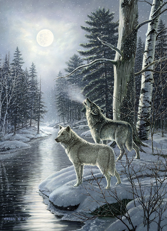Wolves by Moonlight, 1000 palaa