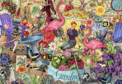 Garden Collage, 1000 palaa