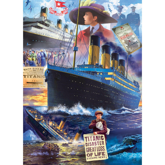 Titanic - Collage, 1000 palaa