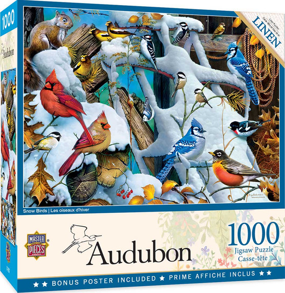Audubon - Snow Birds, 1000 palaa