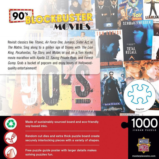 Blockbuster Movies - 90's, 1000 palaa
