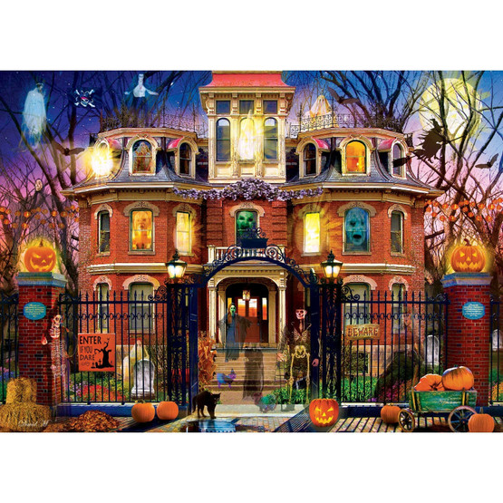 Halloween - Haunted House on the Hill - Glow in the Dark, 1000 palaa
