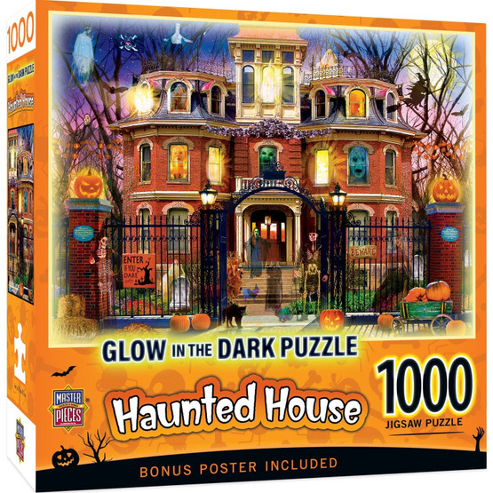 Halloween - Haunted House on the Hill - Glow in the Dark, 1000 palaa