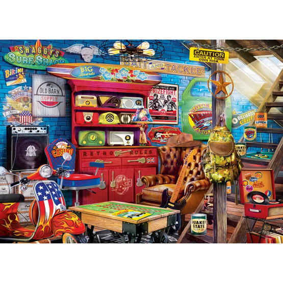 Man Cave - Retro Rules, 1000 palaa