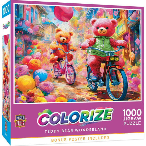 Colorize - Teddy Bear Wonderland, 1000 palaa