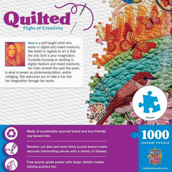 Quilted - Flight of Creativity, 1000 palaa