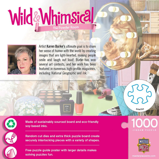 Wild & Whimsical - The Powder Room, 1000 palaa