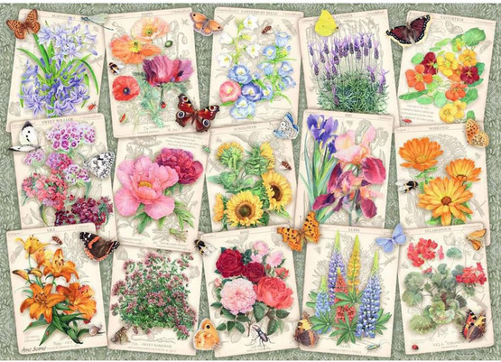 Garden Flowers, 1000 palaa