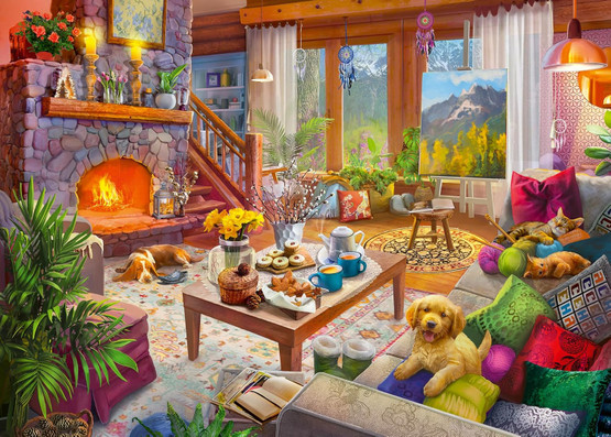 Cozy Cabin, 1000 palaa