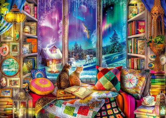 The Winter Reading Nook, 1000 palaa