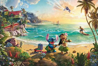 Thomas Kinkade: Lilo & Stitch, 200 palaa 