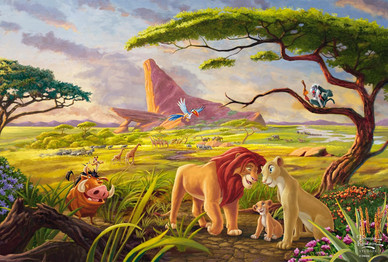 Thomas Kinkade: The Lion King, Remember Who You are, 200 palaa 