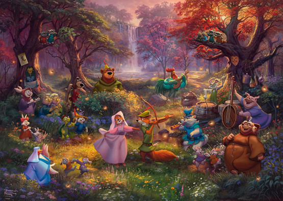 Thomas Kinkade: Disney Robin Hood, 1000 palaa