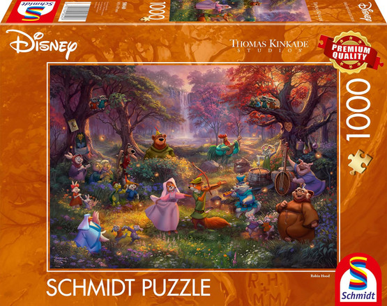 Thomas Kinkade: Disney Robin Hood, 1000 palaa
