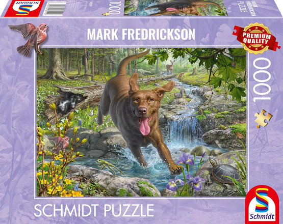 Mark Frederickson: Dog Love Brown Labrador in Cool Wet, 1000 palaa