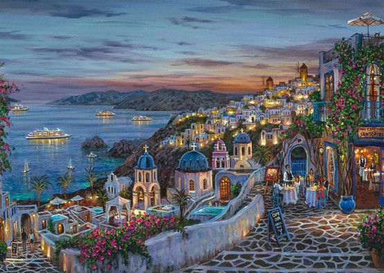 Robert Finale: Santorini Sunset, 1000 palaa