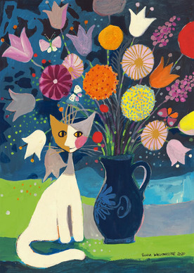 Rosina Wachtmeister: White Cat, 1000 palaa
