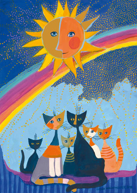 Rosina Wachtmeister: In golden rain, 1000 palaa