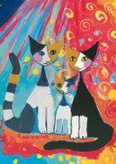 Rosina Wachtmeister: Happy Cat Family, 1000 palaa
