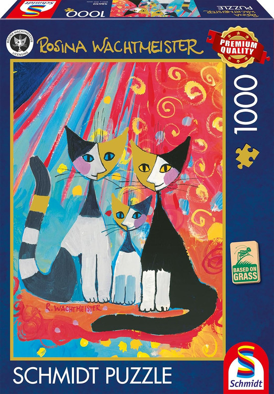 Rosina Wachtmeister: Happy Cat Family, 1000 palaa