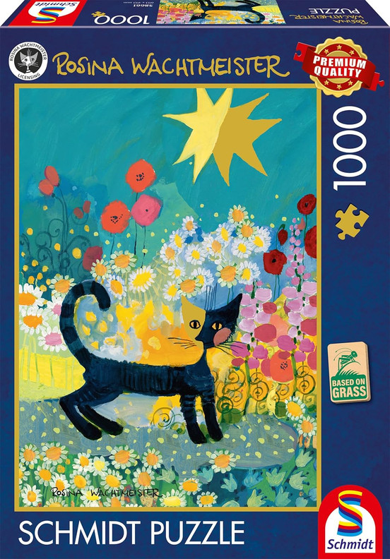 Rosina Wachtmeister: Cat in the Sea of Flowers, 1000 palaa