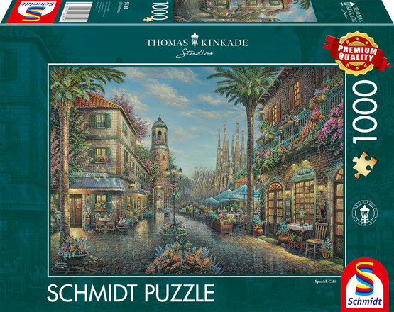 Thomas Kinkade: Spanish Street Cafe, 1000 palaa