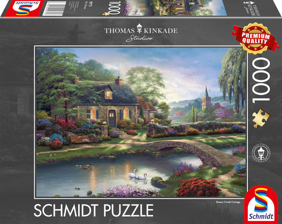 Thomas Kinkade: Stoney Creek Cottage, 1000 palaa