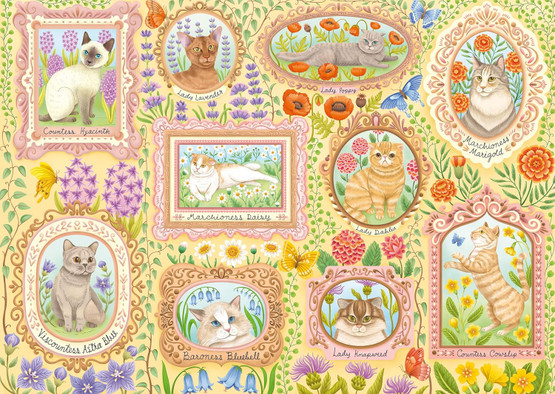Noble Cats in Bloom, 1000 palaa