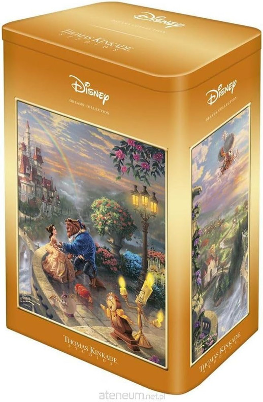 Thomas Kinkade: Disney, Beauty and Beast, 500 palaa
