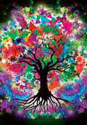 Colorful Tree, 1000 palaa