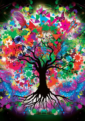 Colorful Tree, 1000 bitar
