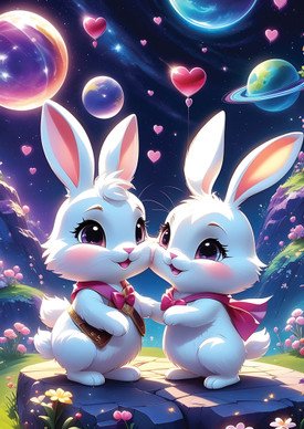 Bunnies in Love, 1000 bitar