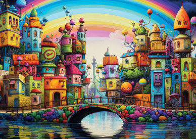 Rainbow City, 1000 bitar