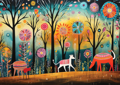 Colorful Forest, 1000 bitar