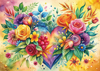 Flower Heart, 1000 bitar