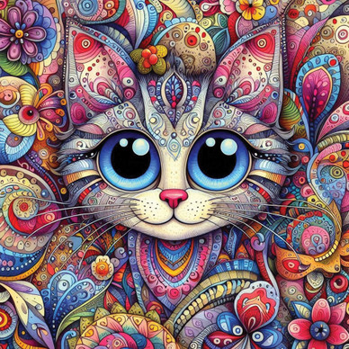 Big Eyed Cat, 1023 bitar