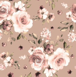 Boho flowers, pähkinä, ribbitrikoo