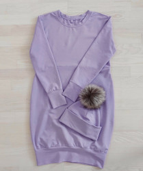 *Lievä II-laatu* PALA n. 70 cm: Trikoo, laventeli *Käyttöleveys n. 180 cm*