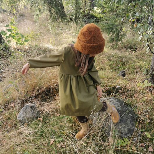 Paperikaava: INKERI lasten mekko, koot 80-140cm 