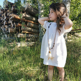 Paperikaava: INKERI lasten mekko, koot 80-140cm 