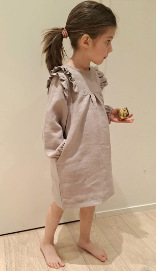 Paperikaava: SARA lasten mekko, koot 80-140cm 