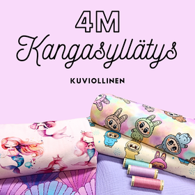 Yllätyspaketti kuviollinen, 4 metriä