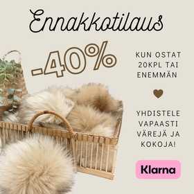 TUPSUENNAKKO: Eri värejä ja kokoja, yhdistele vapaasti