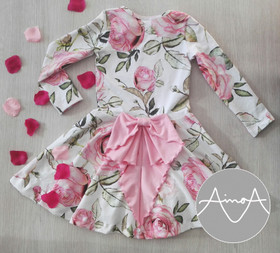 Paperikaava: SILVIA mekko, koot 92-140cm