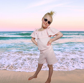 Paperikaava: JUNI lasten jumpsuit, joggers, shortsit, T-paita ja toppi, koot 74-158cm