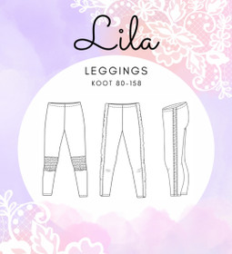 Paperikaava: LILA lasten leggings, koot 80-158cm