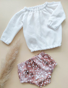 Paperikaava: MINTTU & MISKA lasten mekko, paita, toppi, romper ja bloomers, koot 56-98cm