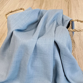 Pellavaviskoosi: Vaalea farkunsininen (80% pellavaa)